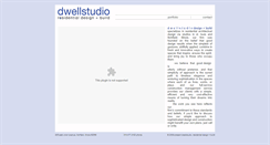 Desktop Screenshot of dwellstudiodesign.com